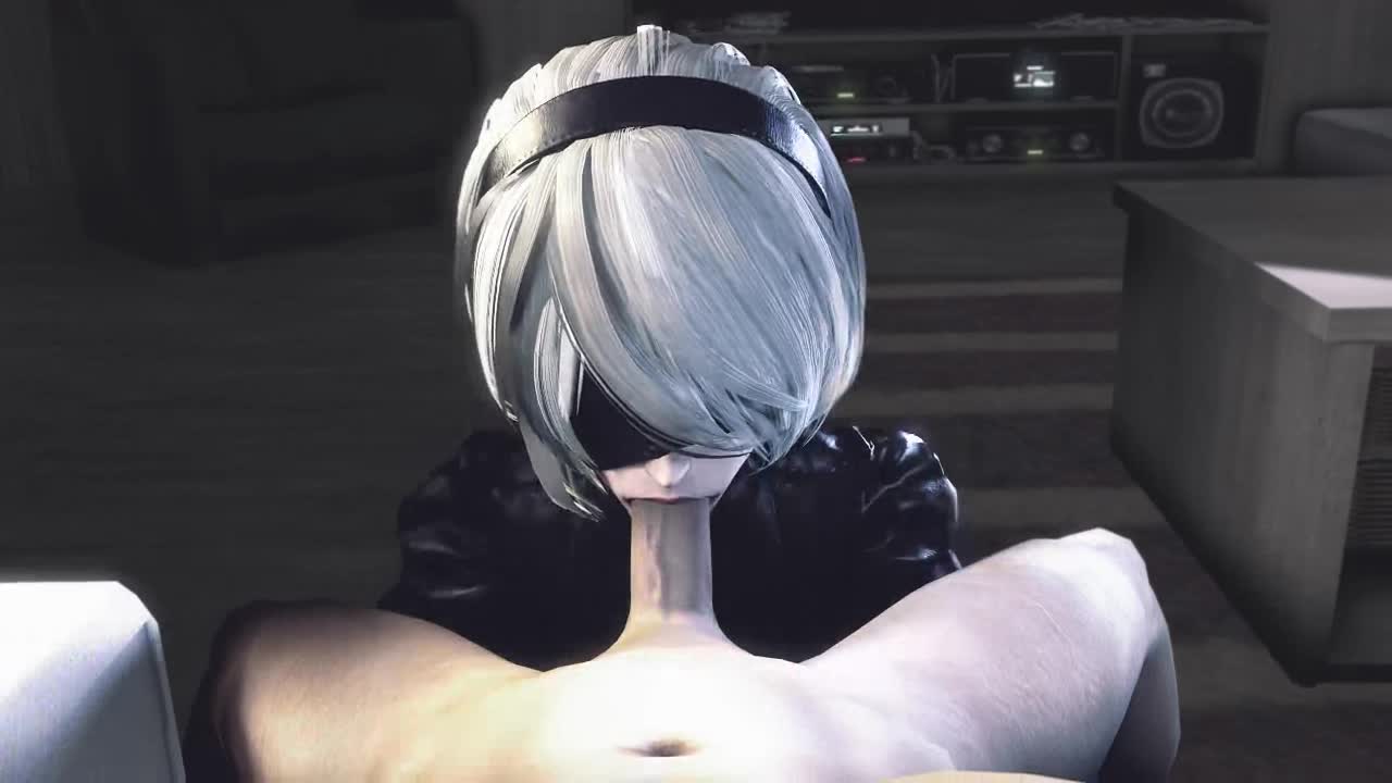 Yorha sucking cock nier automata