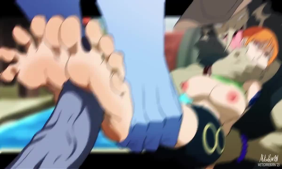 One piece foot porn