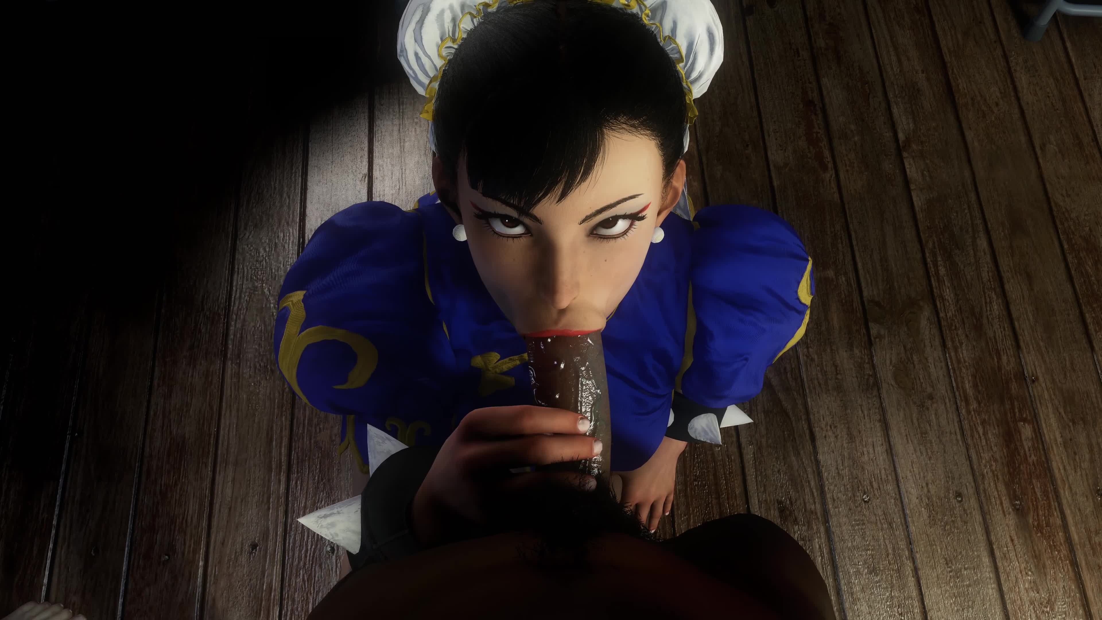 Street Fighter Chun-li Blowjob 3d - Lewd.ninja.