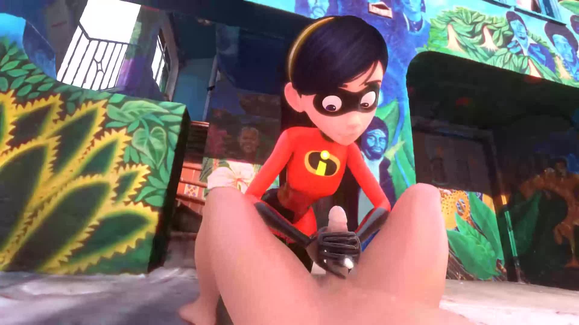 Violet parr handjob