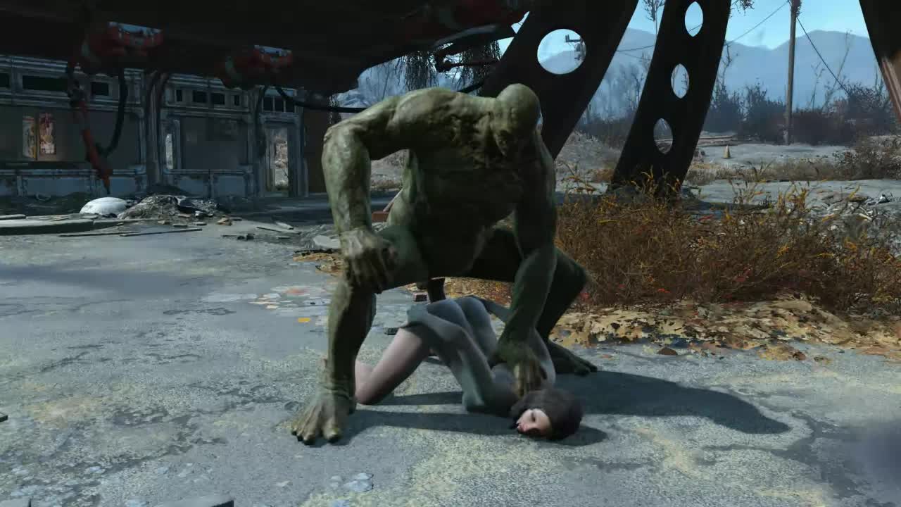 Fallout 4 super mutant girl фото 89