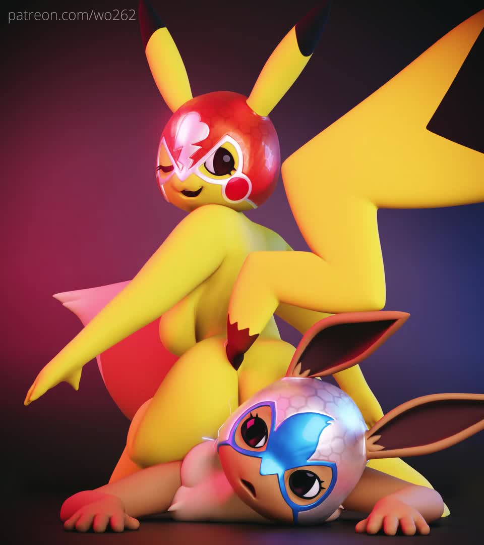 Pokemon Eevee Lesbians - Nintendo Eevee 2girls 3d - Lewd.ninja