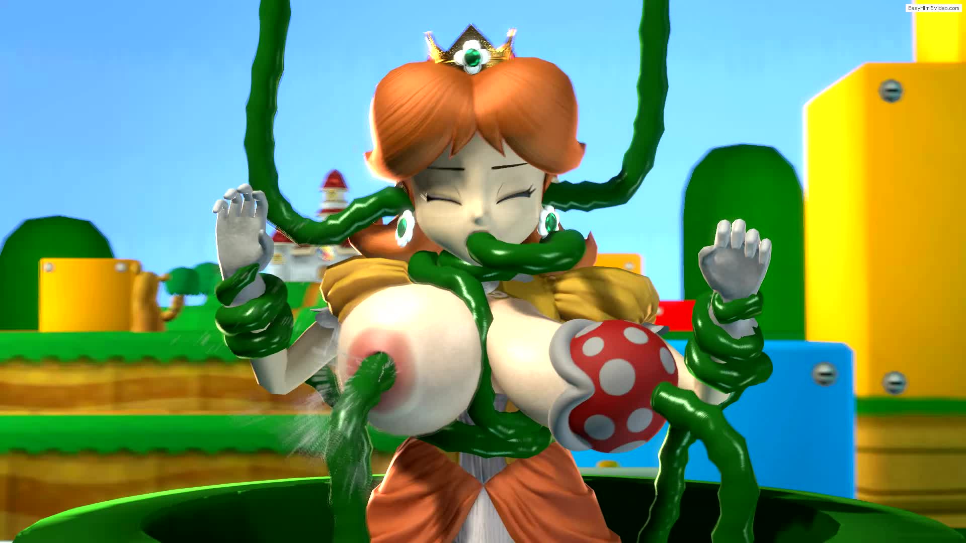 Mario (series) Princess Daisy Big Breasts 3d - Lewd.ninja