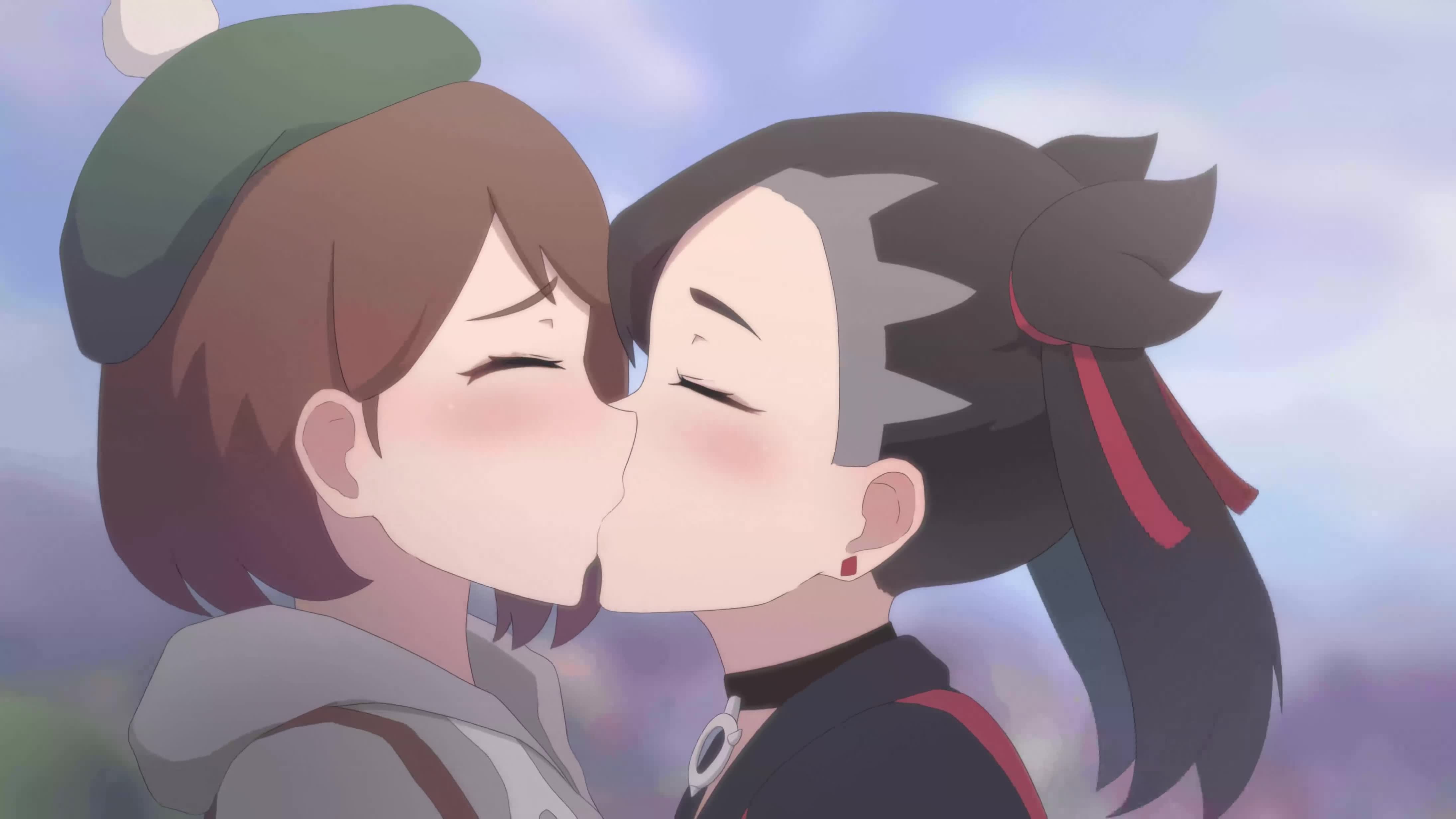 Pokemon lesbian kiss