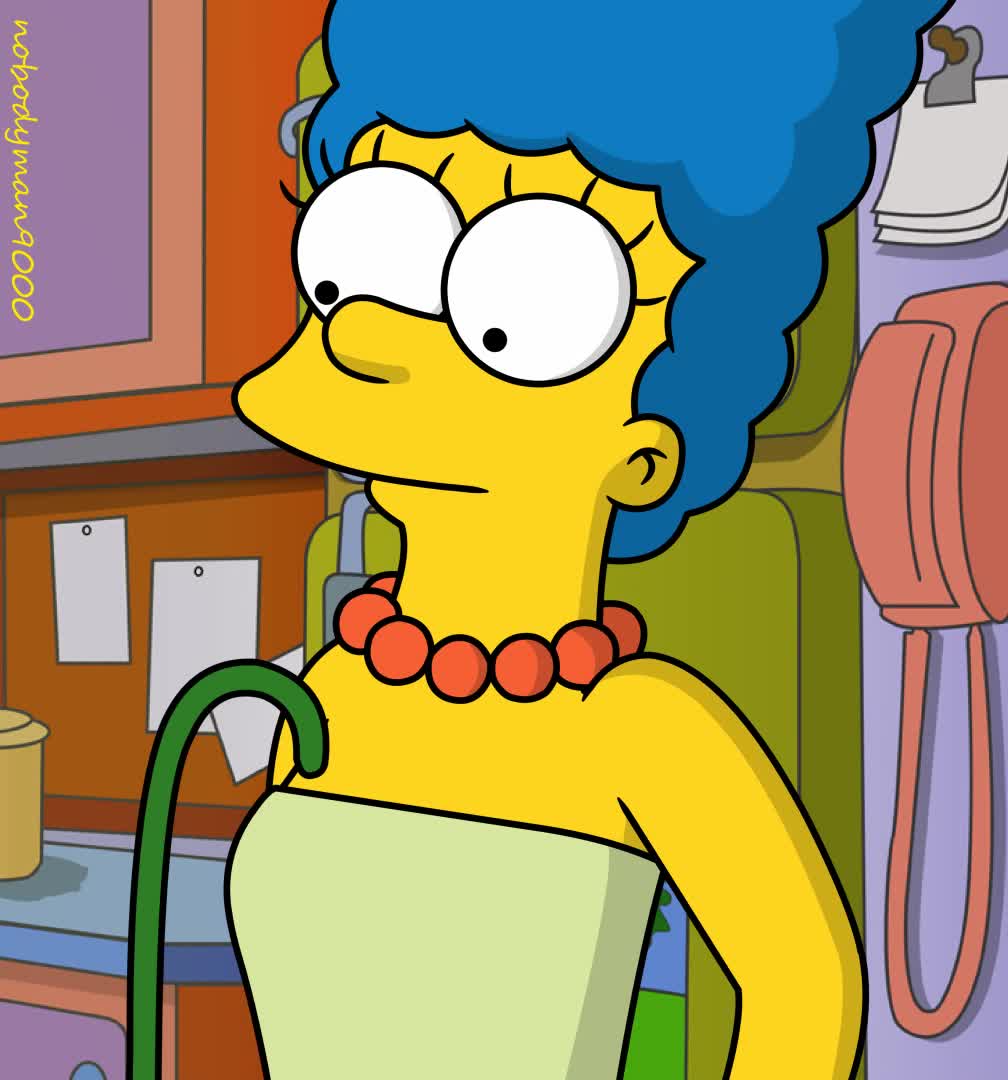 Lesbian Cartoon Bondage Marge Simson - The Simpsons Marge Simpson Animated - Lewd.ninja