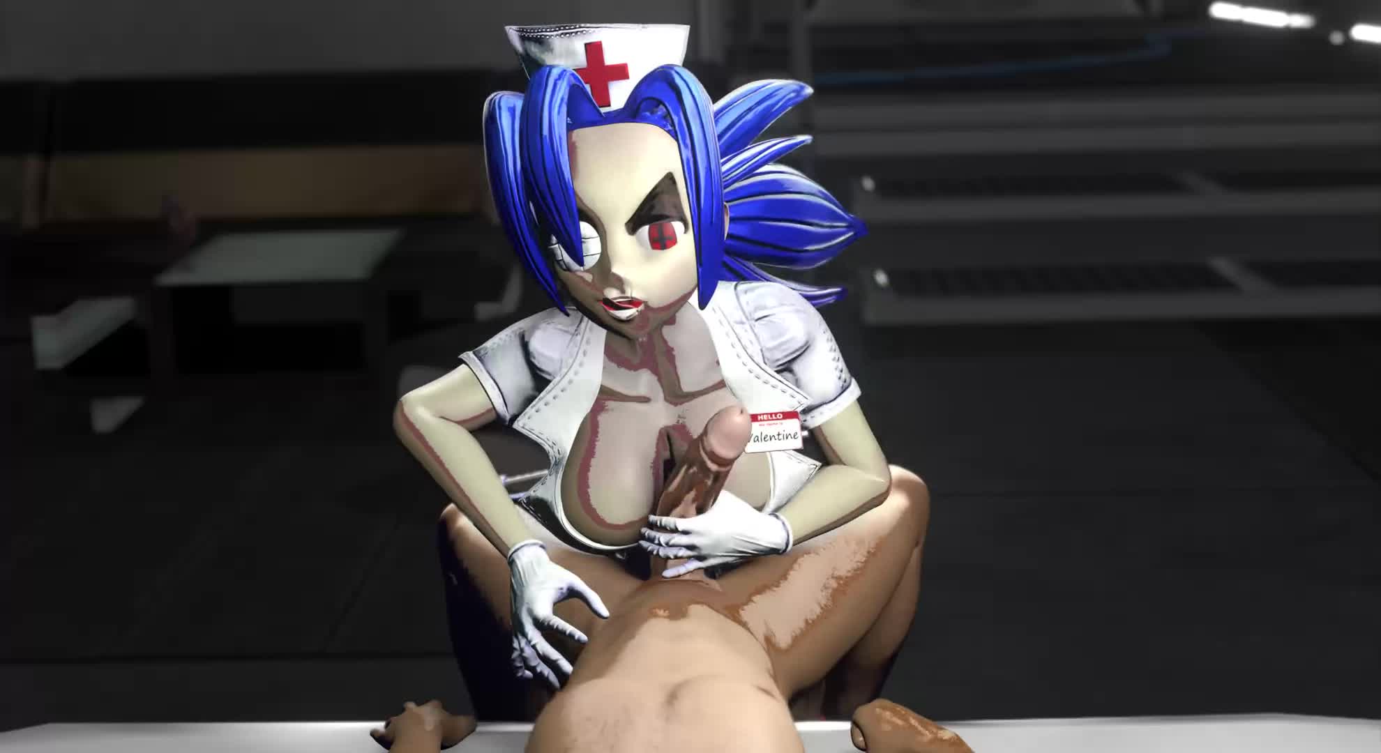 Skullgirls Valentine (skullgirls) 1boy Animated - Lewd.ninja