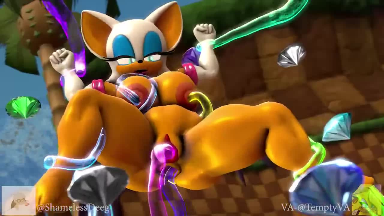 Sonic Tentacle Porn - Sonic (series) Rouge The Bat 1girl Animated - Lewd.ninja