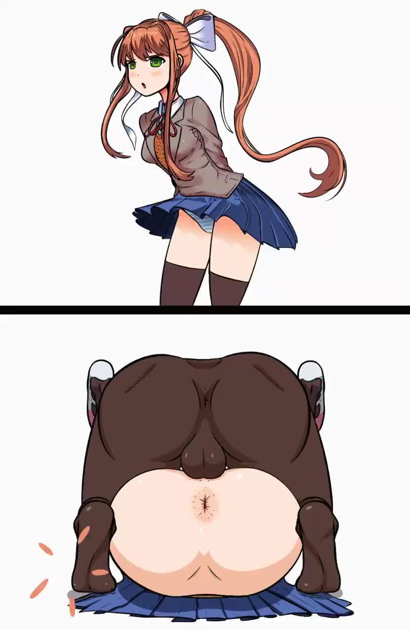 Doki Doki Literature Club Monika 1boy1girl Gif - Lewd.ninja