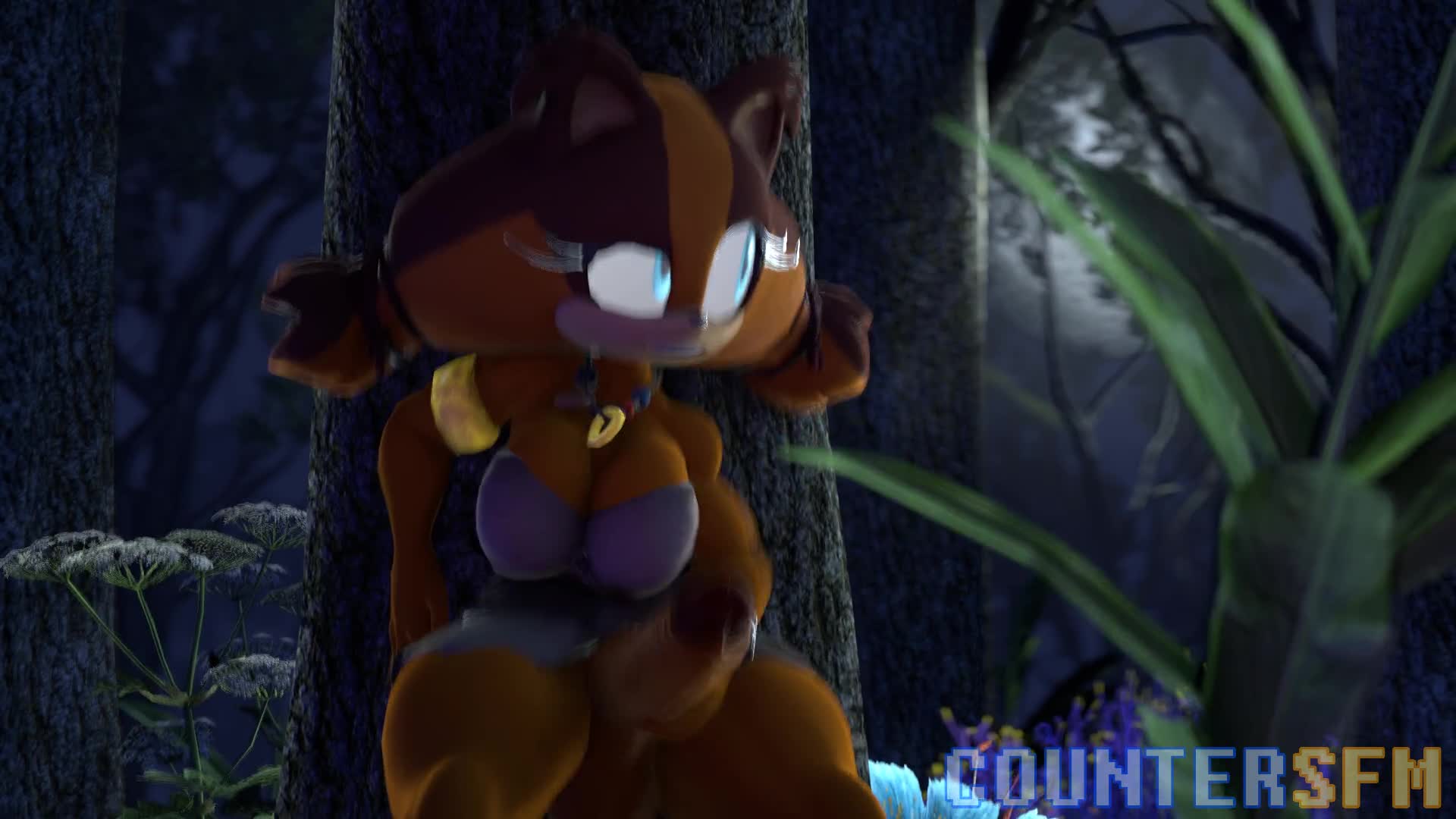 3d Sonic Porn - Sonic Boom Sticks The Badger Against Tree 3d - Lewd.ninja