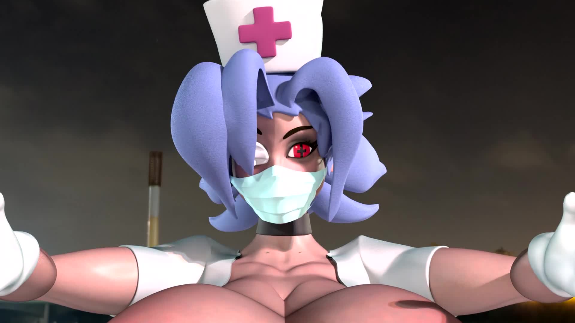 Skullgirls Valentine (skullgirls) 1girls 3d - Lewd.ninja