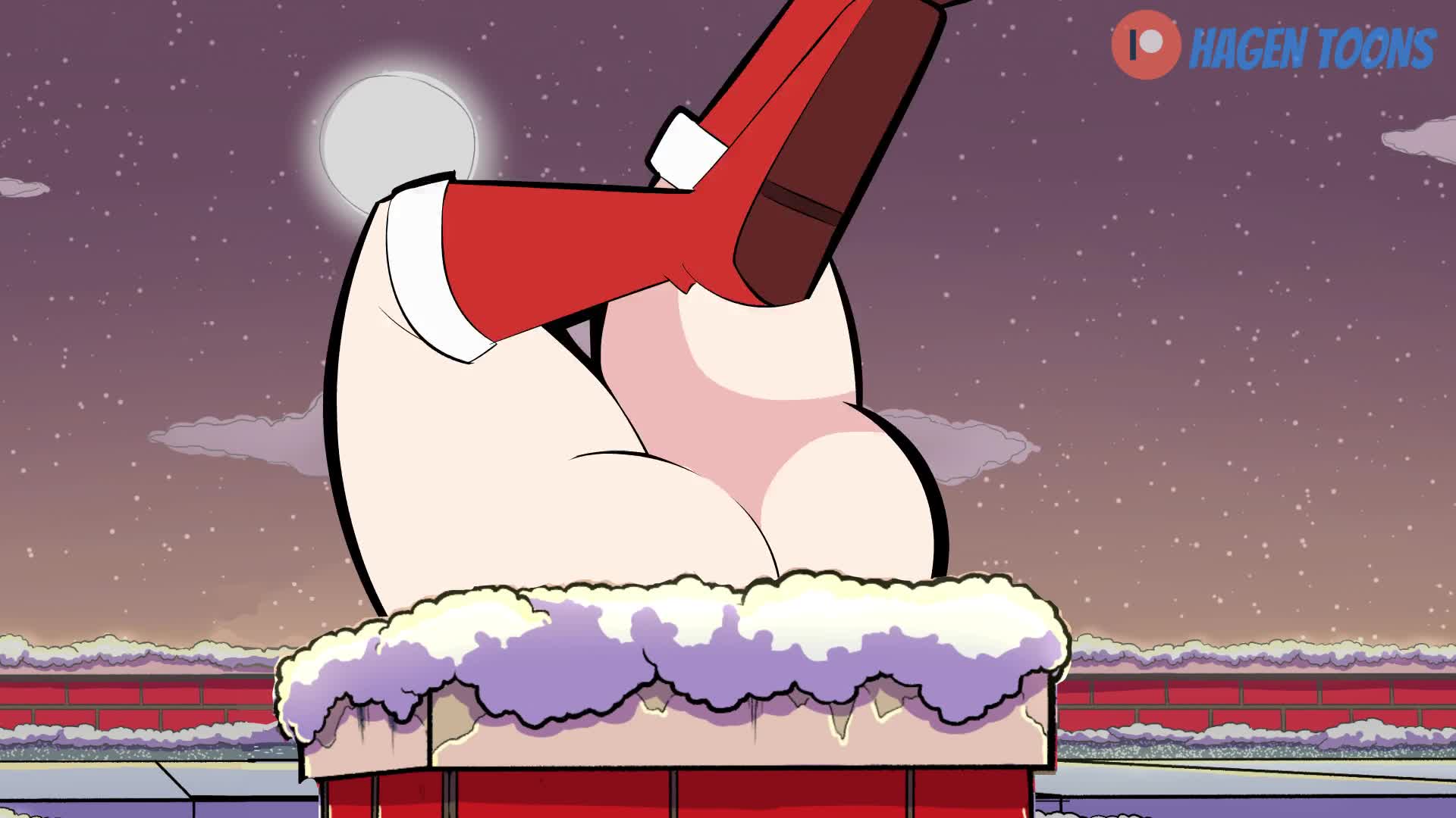 Adult Santa Sex Toons - Christmas Oc Bouncing Ass Animated - Lewd.ninja