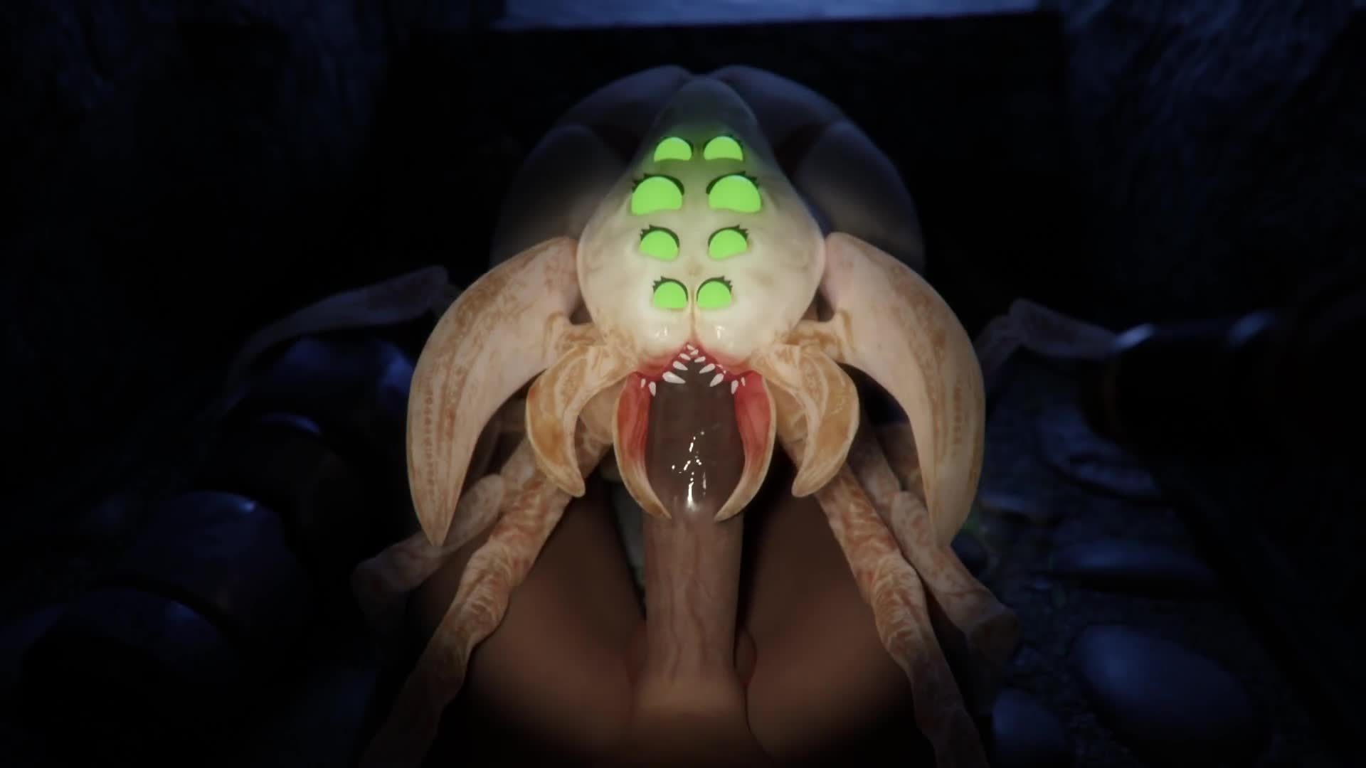 Creature sucking dick