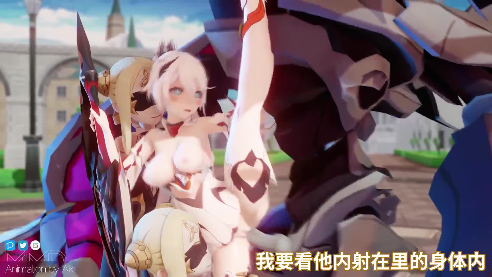 Honkai (series) kiana kaslana blowjob animated - lewd.ninja