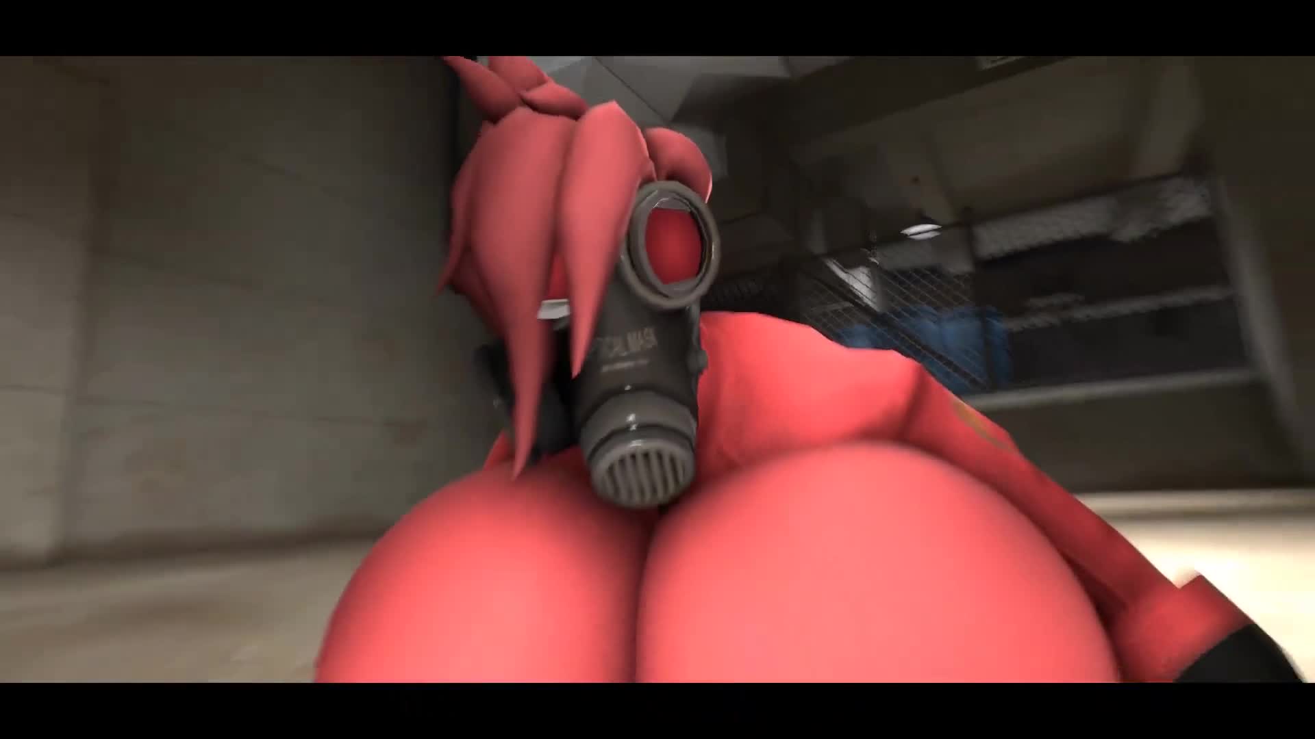 Tf2 Pyro Tits - Team Fortress 2 Fempyro Big Breasts Animated - Lewd.ninja