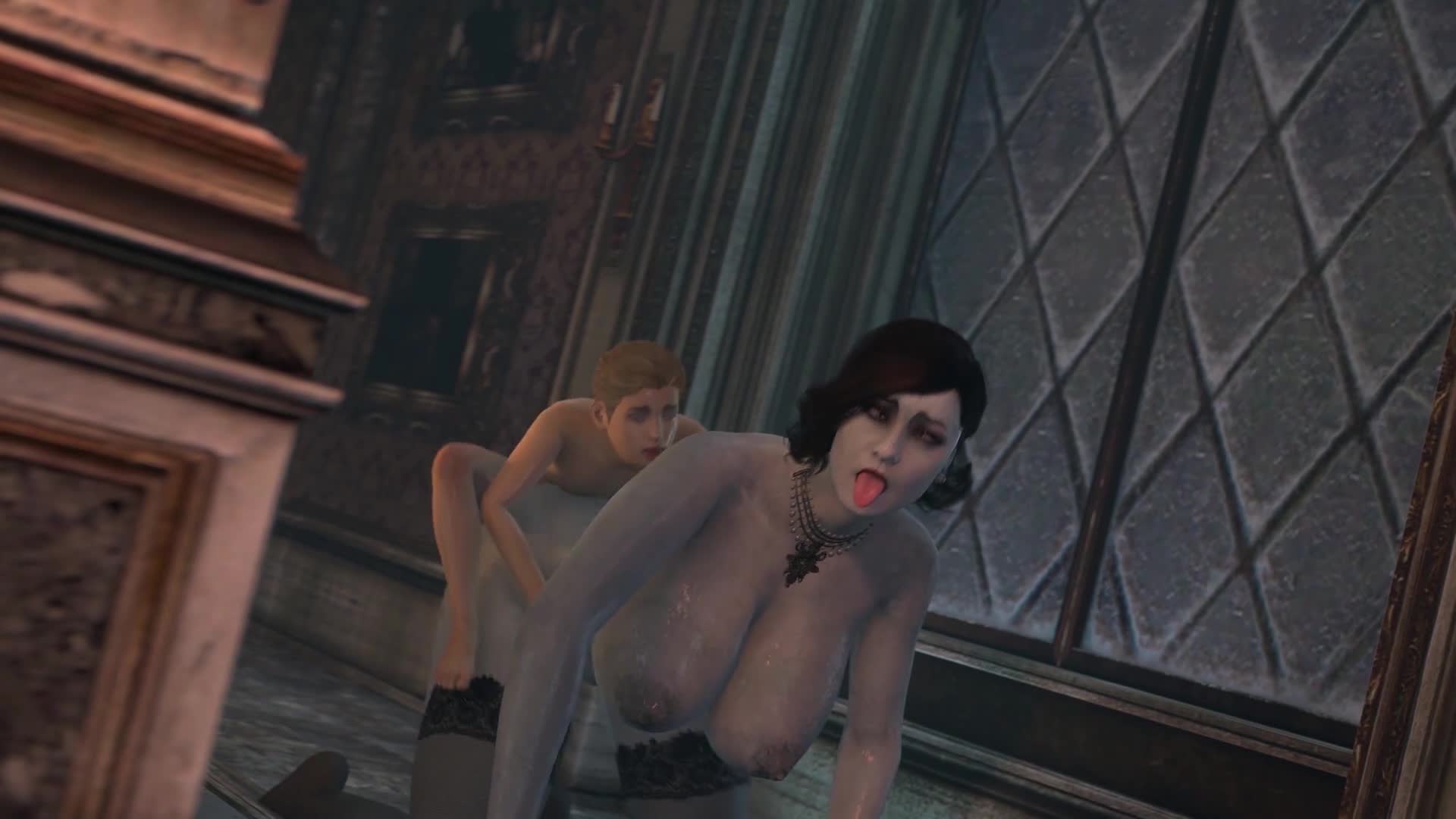 Resident Evil Alcina Dimitrescu Age Difference Black Screen Roulette -  Lewd.ninja