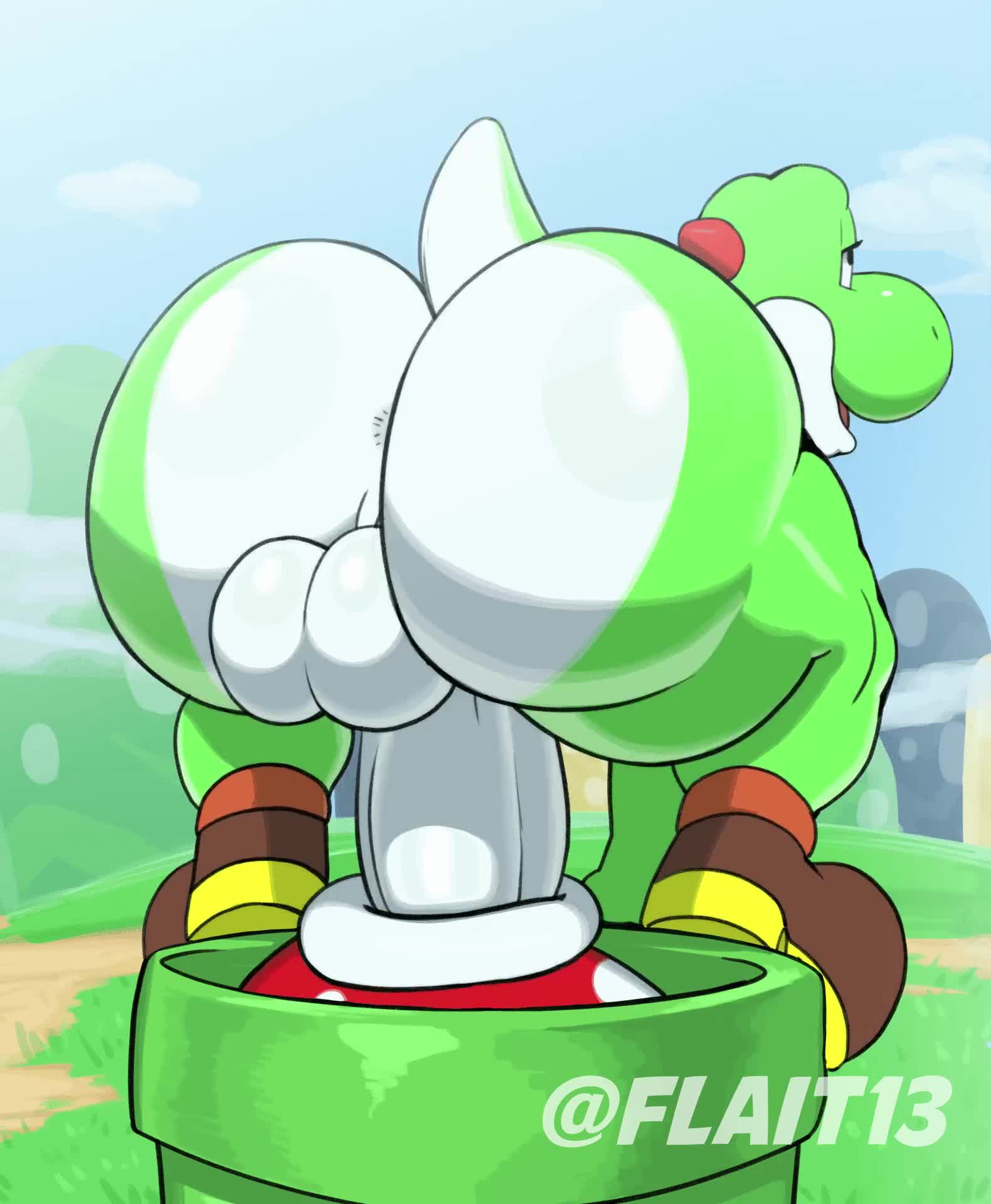 Mario (series) Green Yoshi Ambiguous Gender 2023 - Lewd.ninja