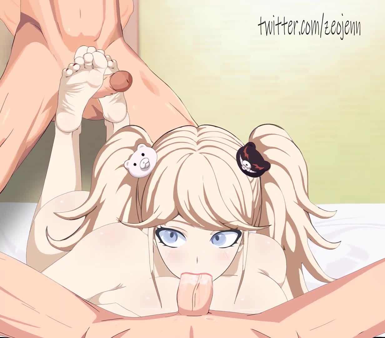 Danganronpa Junko Enoshima 1girls Animated - Lewd.ninja