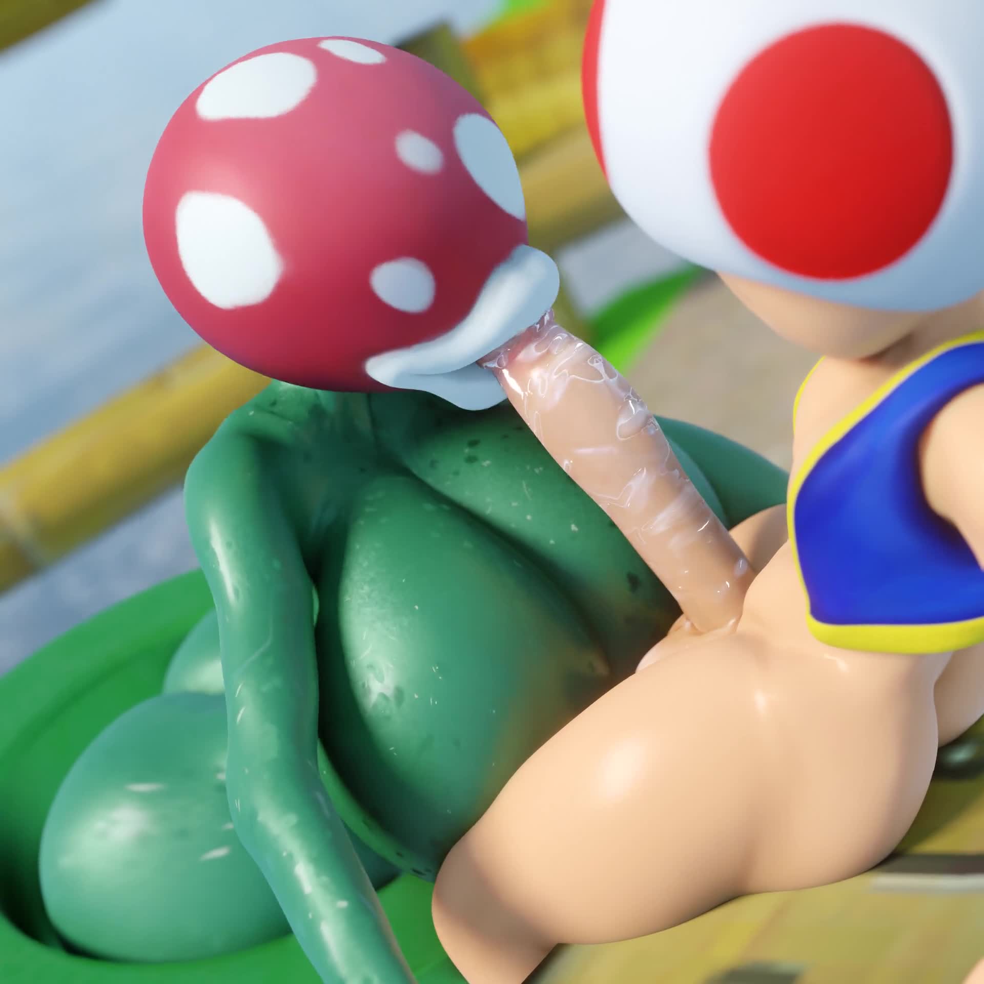 Mario (series) Piranha Plant Anthro 3d - Lewd.ninja