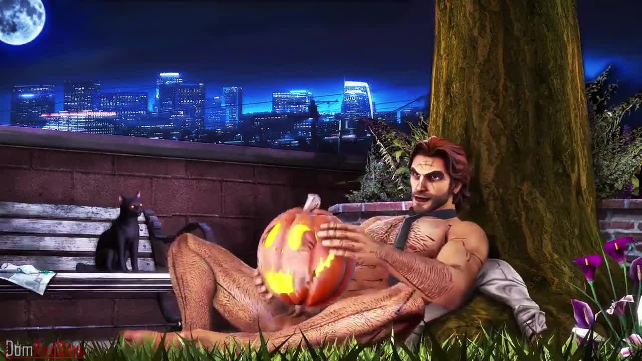 Halloween Bigby Wolf Pumpkin No Sound - Lewd.ninja