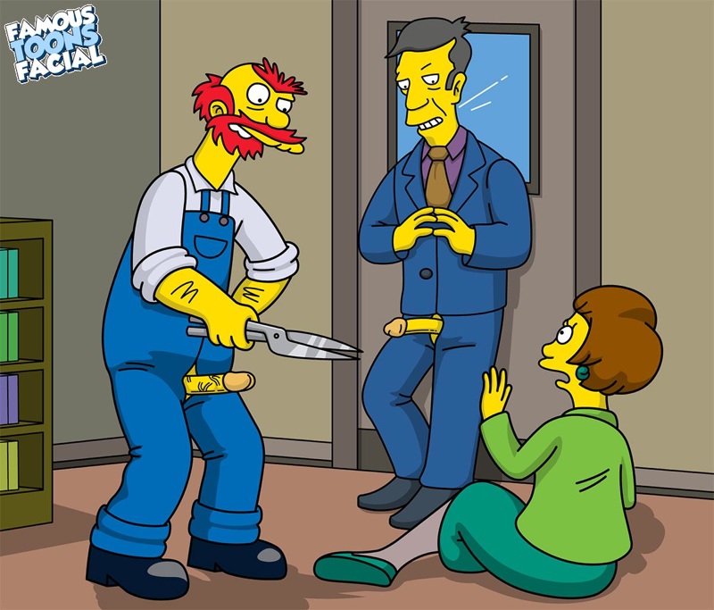 The Simpsons- Edna Krabappel Fucked Hard- Willie and Skinner - Lewd.ninja