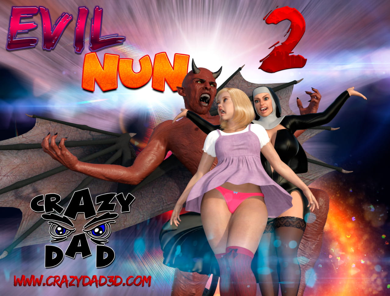 CrazyDad3D- Evil Nun 2 - Lewd.ninja