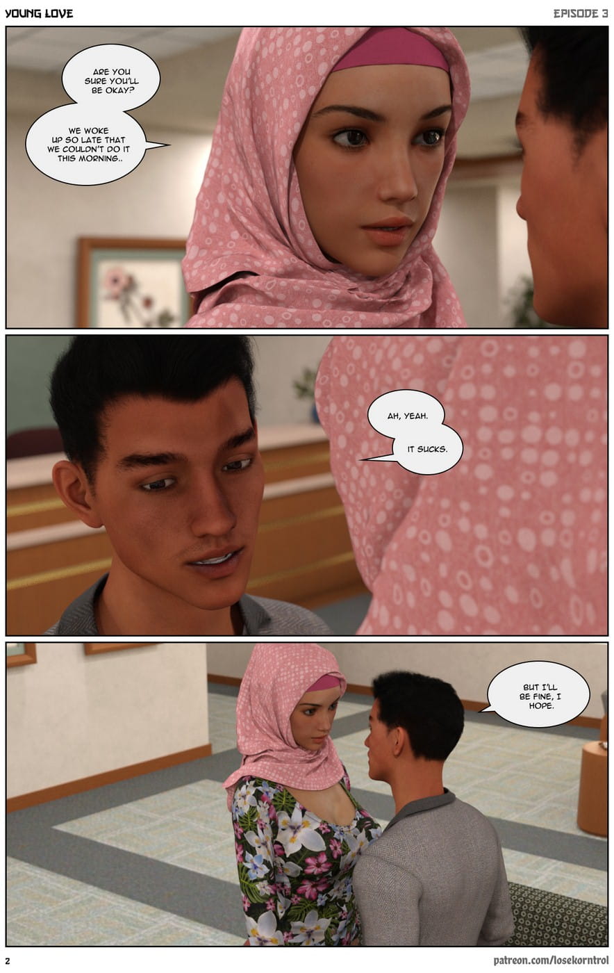 Muslim Hijab Porn Incest Cartoons - Hijab 3DX- Losekorntrol â€“ Young Love Vol. 3 - Lewd.ninja