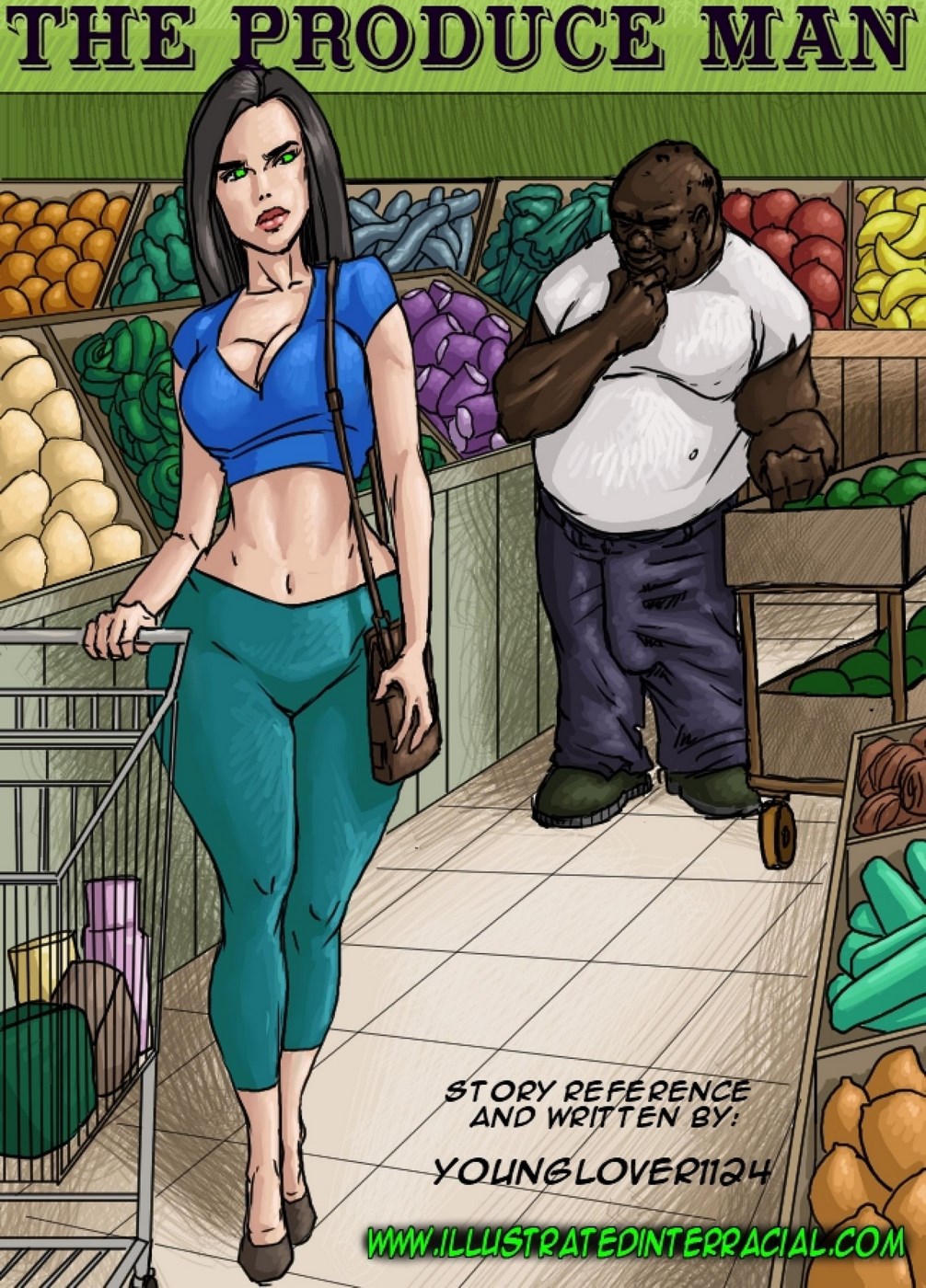 Illustrated Interracial- The Produce Man - Lewd.ninja