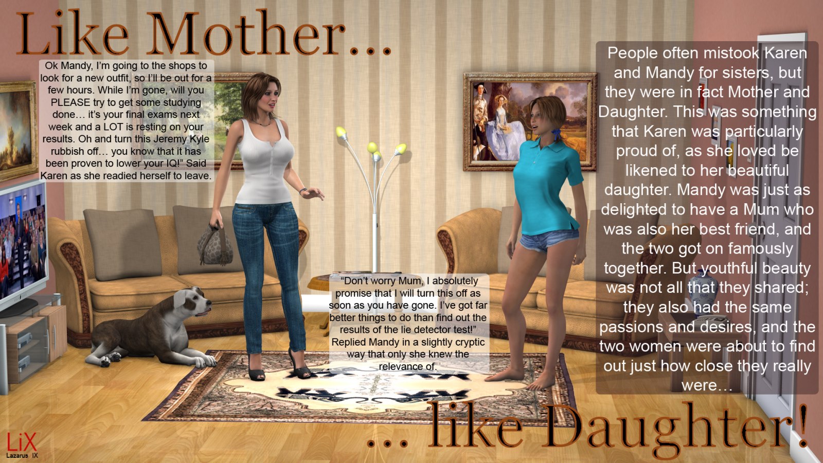 Like Mother, Like Daughter Part 1- Lazarus IX - Lewd.ninja