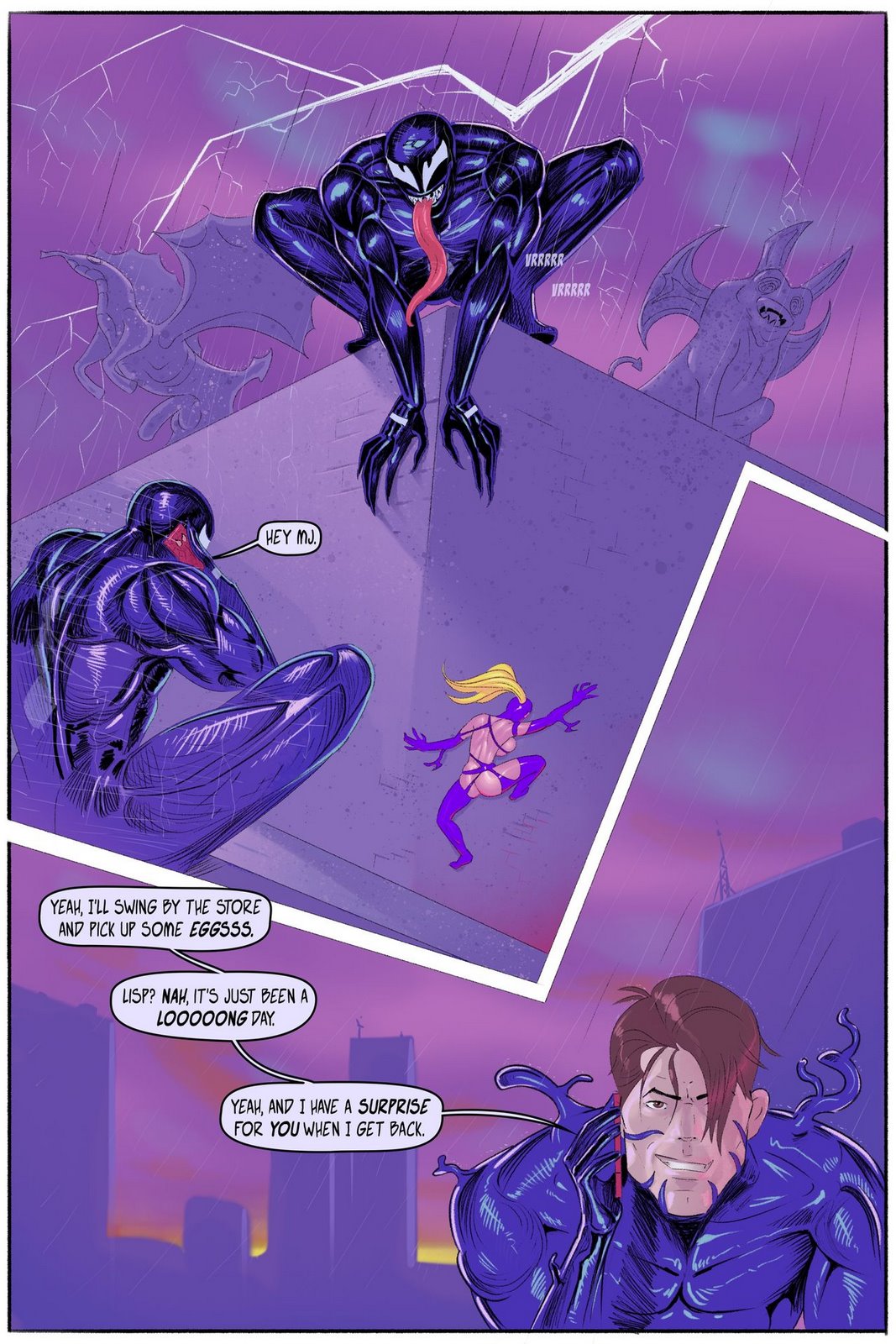 Meinfischer – Spider-Gwen vs Venom (Spider-Man) - Lewd.ninja