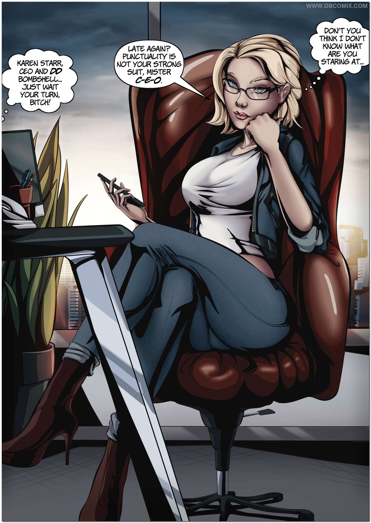 Nimrod- Breaking Powergirl [DBComix] - Lewd.ninja