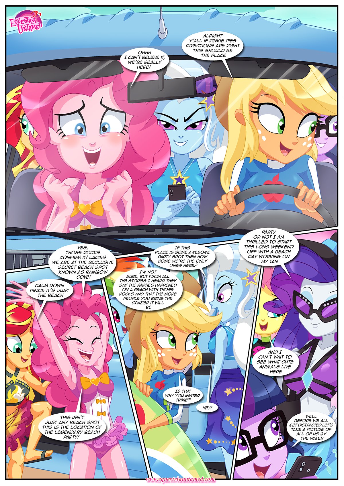 Palcomix- Party At Rainbow Cove [My Little Pony] - Lewd.ninja