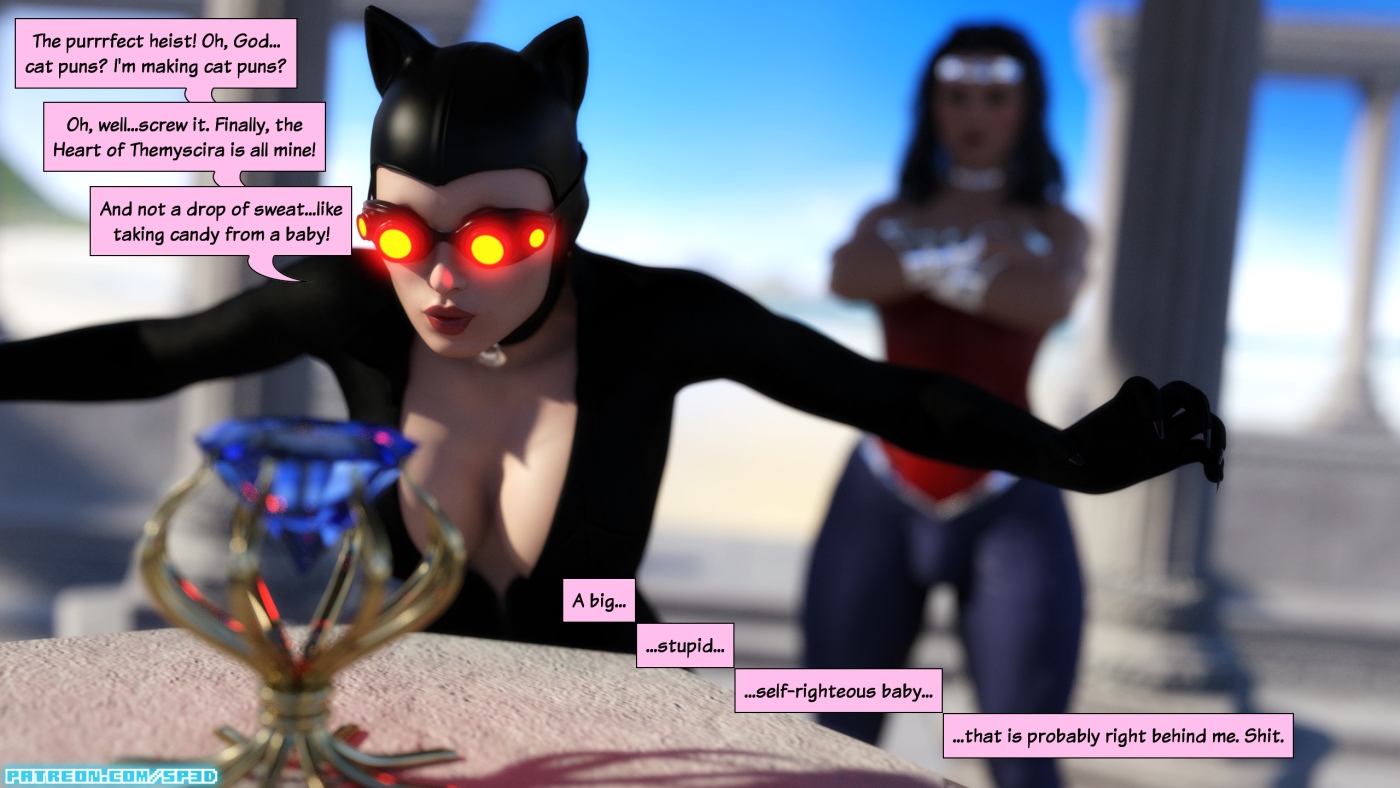 What Happens on Themyscira- Squarepeg3D - Lewd.ninja