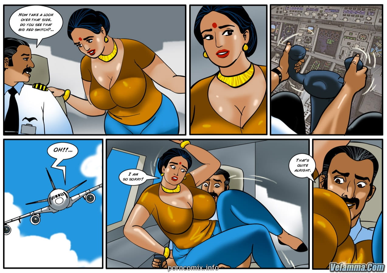 Velamma- Cocks in the cockpit - Lewd.ninja